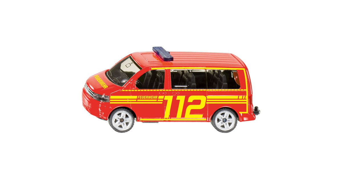 SIKUVW T5 brandweercommandowagen Modelvoertuig