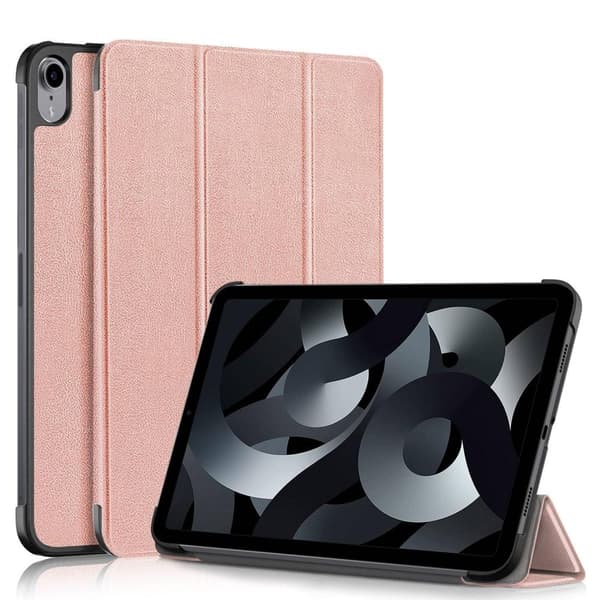Apple iPad 10.9 2022 Trifoldelig Slim Fit Deksel - Rosagull