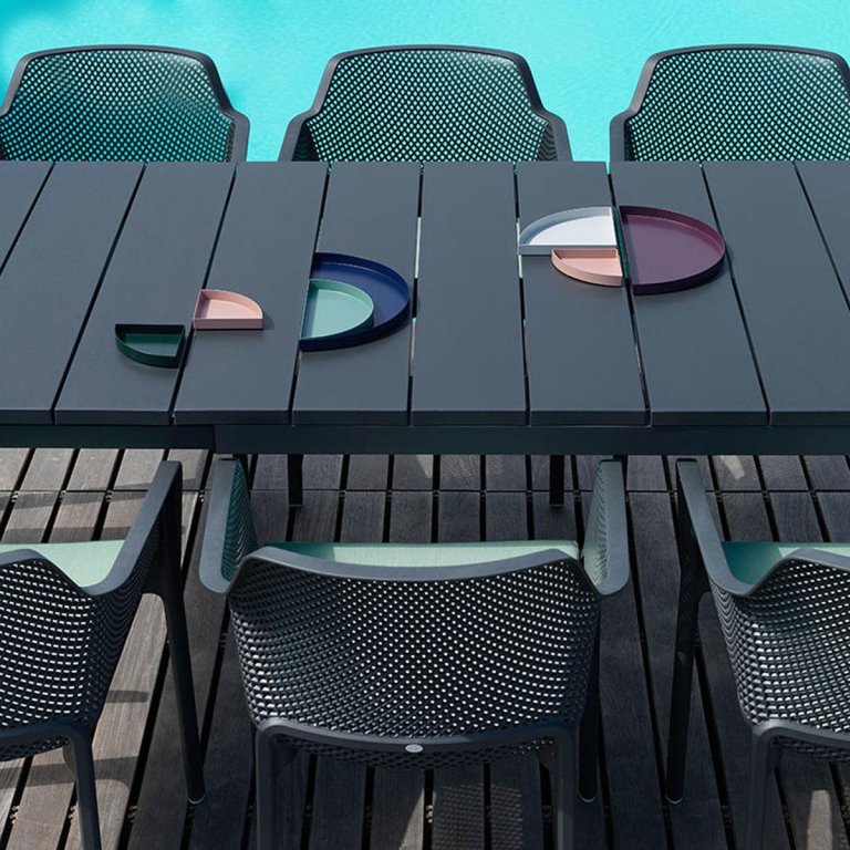 Nardi Net tuinstoel met armleuning Bianco