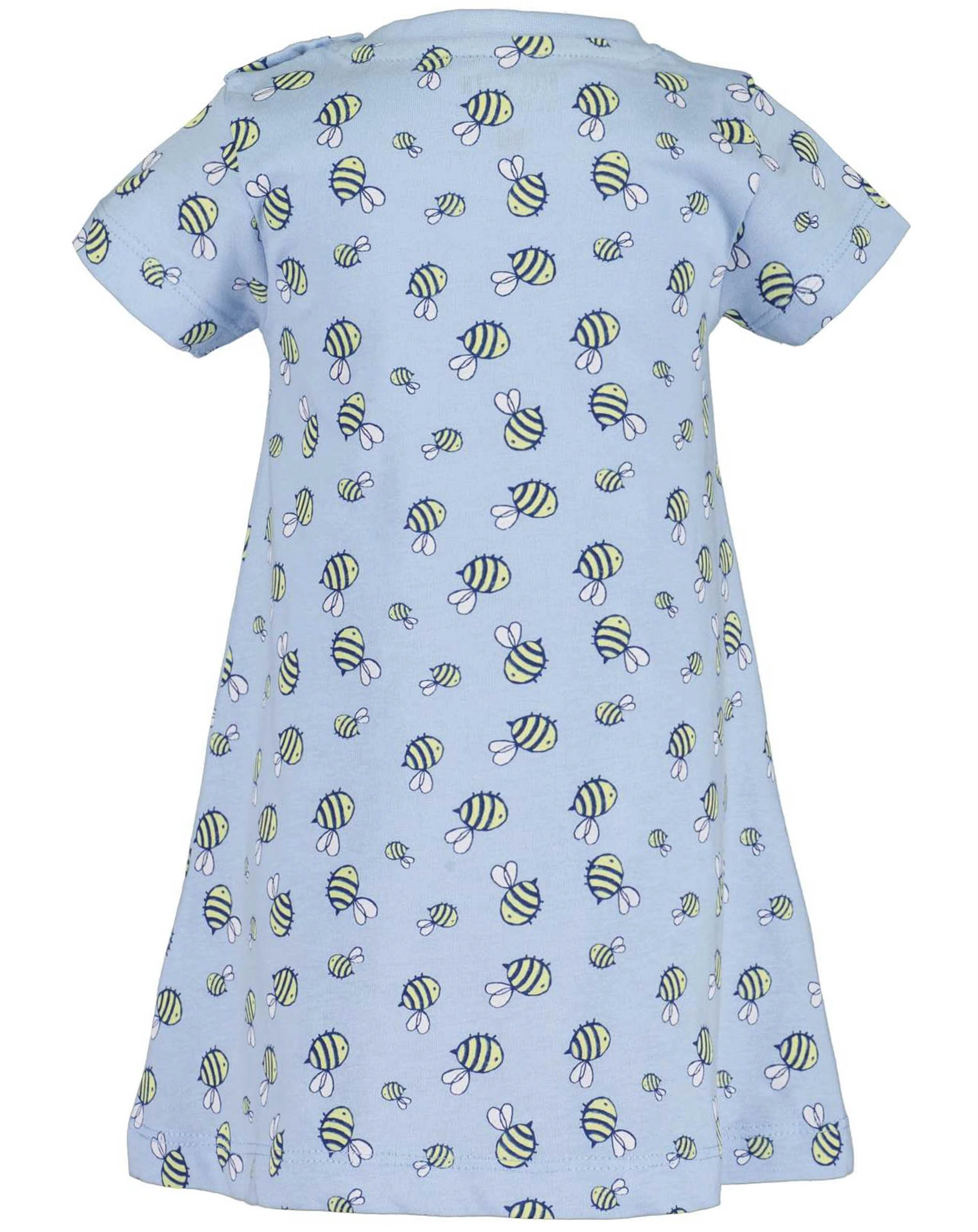 Shirtkleid BUSY BEE AOP in hellblau