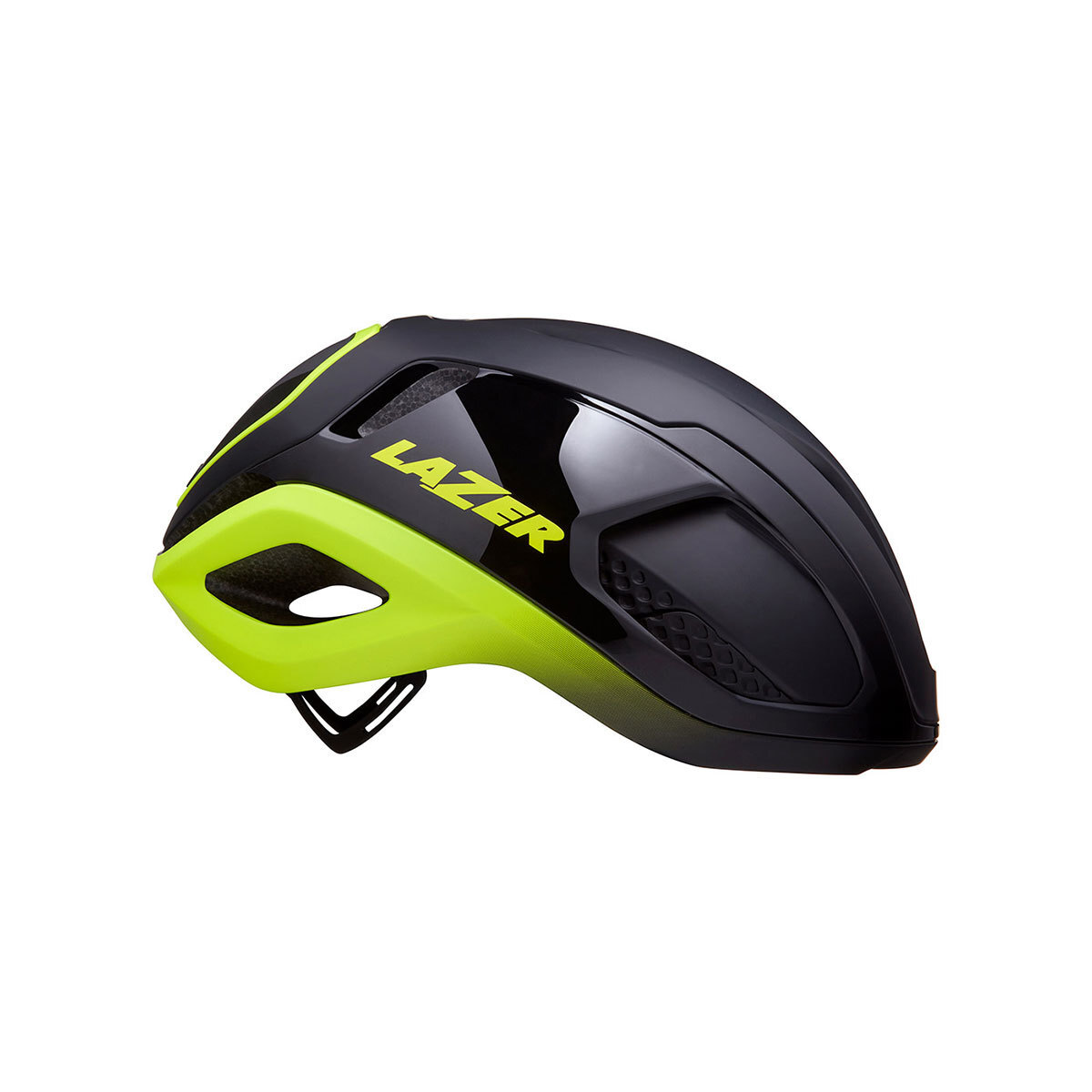 Lazer Vento KinetiCore Race Fietshelm Zwart/Geel