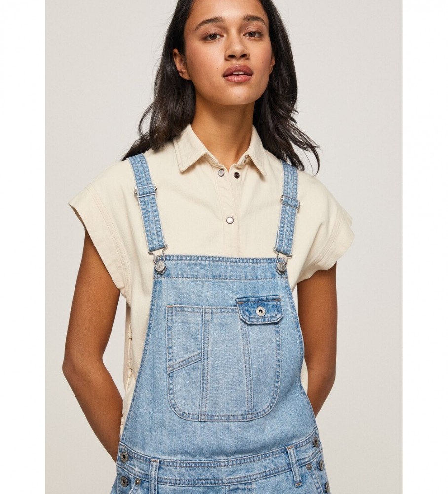 Macacão Pepe Jeans Abby Fabby azul