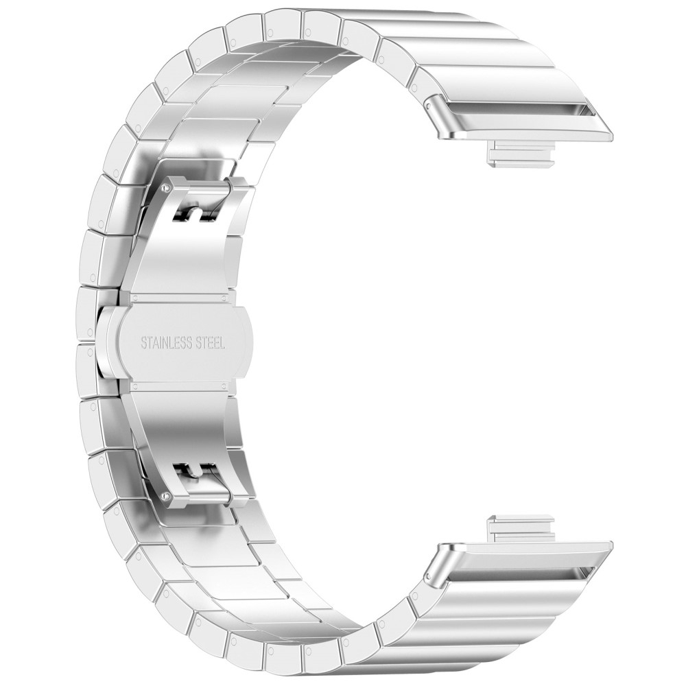Huawei Watch Fit 3 Edelstahl Armband mit Faltschliesse (Gelenkumfang: 130-210mm) - Silber