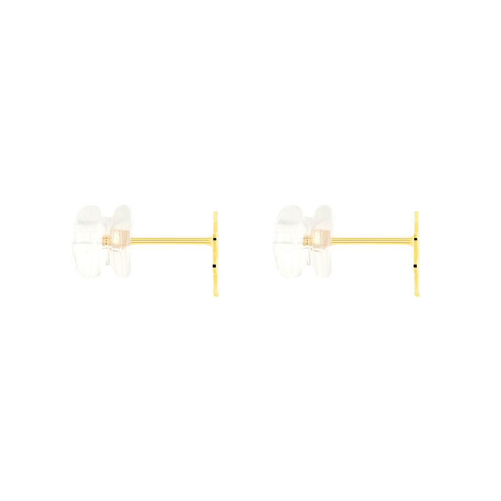 Boucles D'oreilles Puces Albiorica Or Jaune