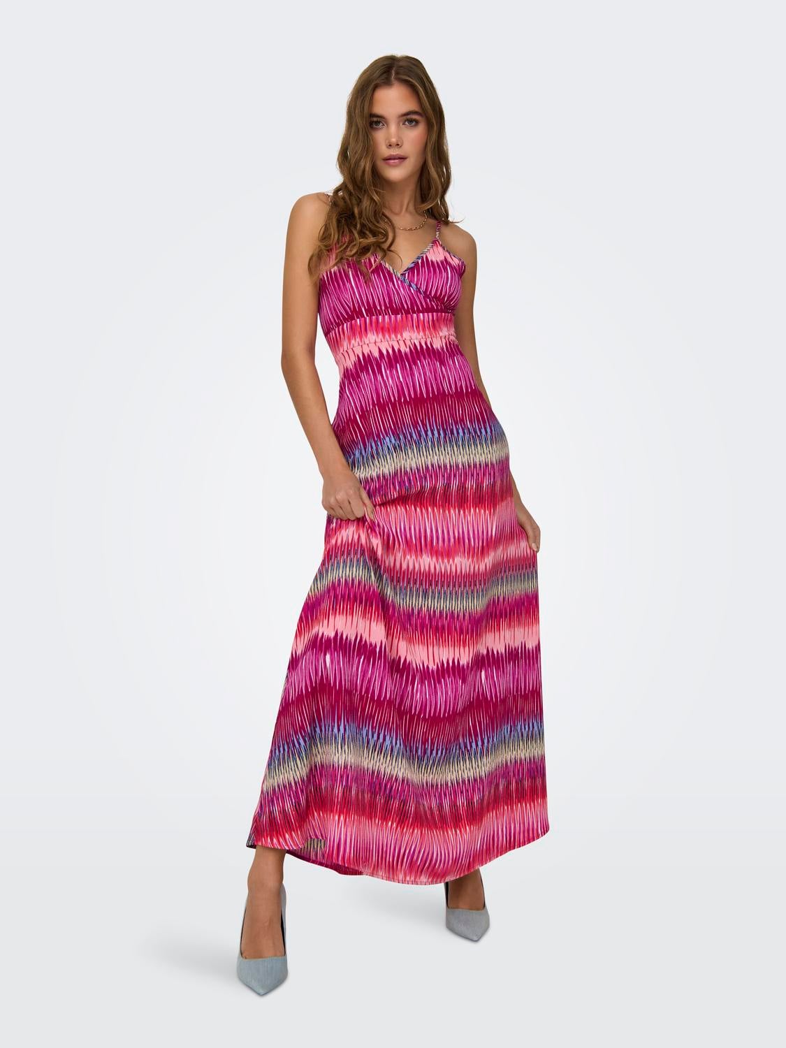 ONLNOVA Langes Kleid Phlox Pink