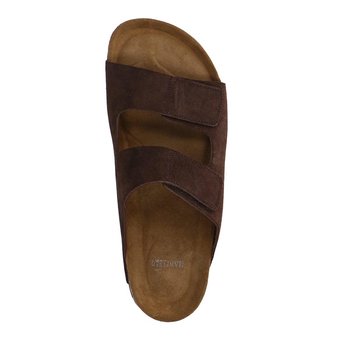 Bruine suède slippers