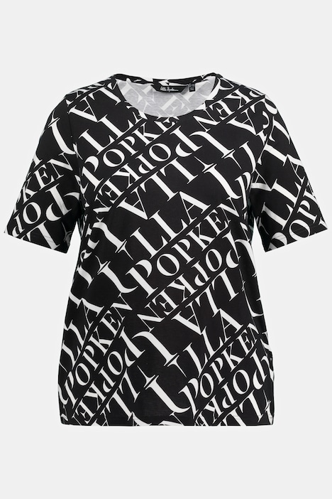 T-Shirt, Logo Druck, Classic, 1/2-Arm