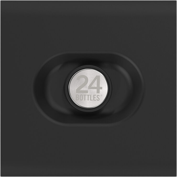 24Bottles Lunchbox - Stone Finish - Tuxedo Black Sort