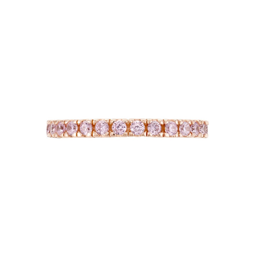 Bague Rio Argent Rose Oxyde De Zirconium