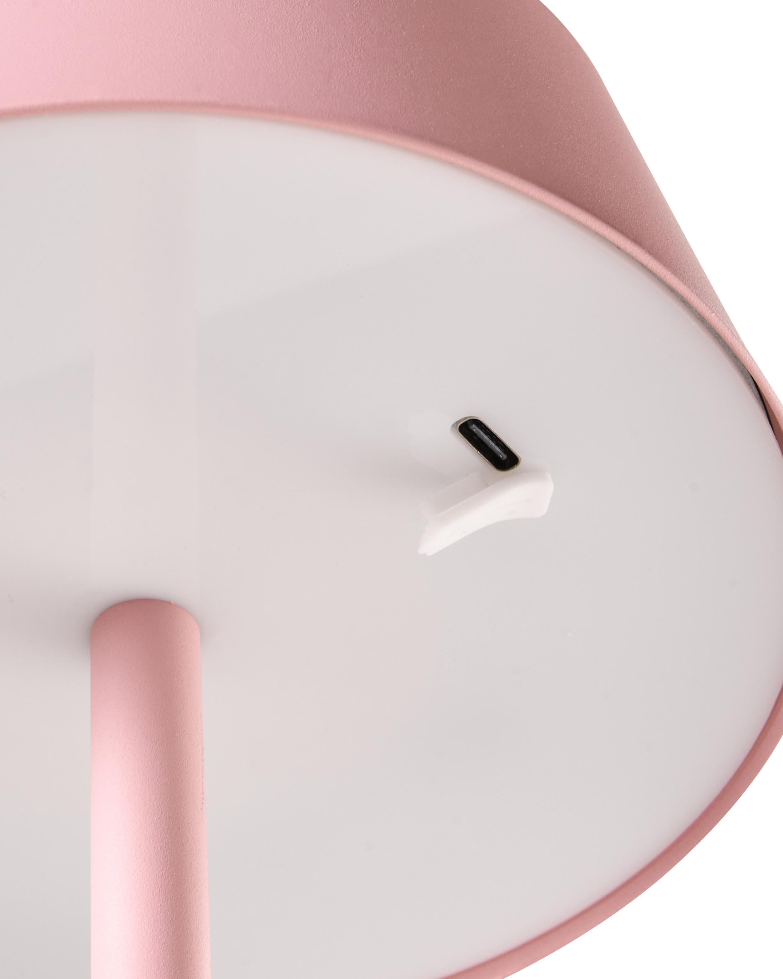 LED draadloze tafellamp GUDER met dimmer Metaal Roze