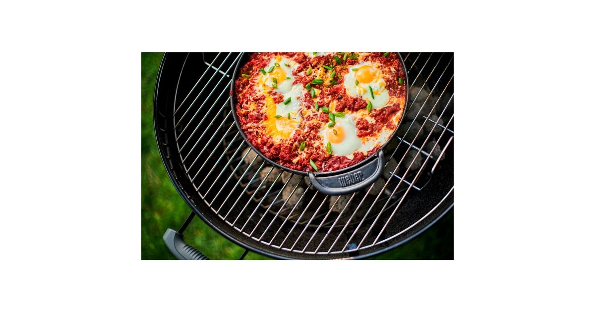 WeberBakplaat - Gourmet BBQ System grillroosters grillplaat  (Zwart)