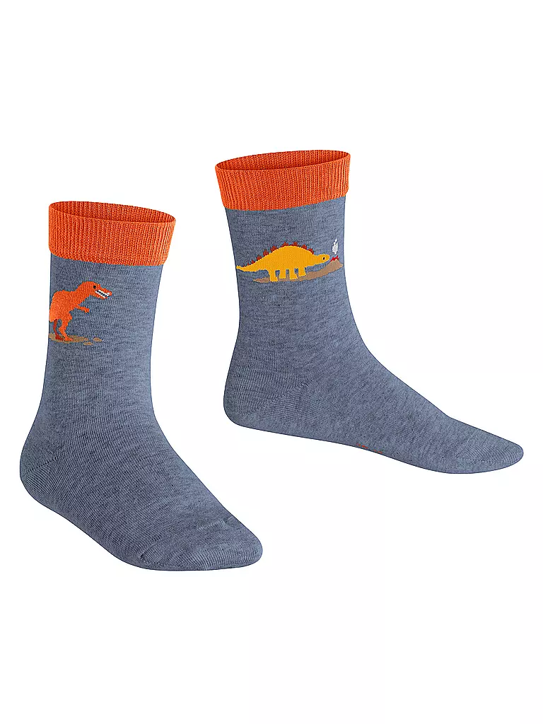 FALKE Jungen Socken DINOSAURS light jeans  blau