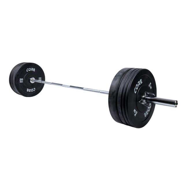 Core vægtstangssæt Bumper 80kg