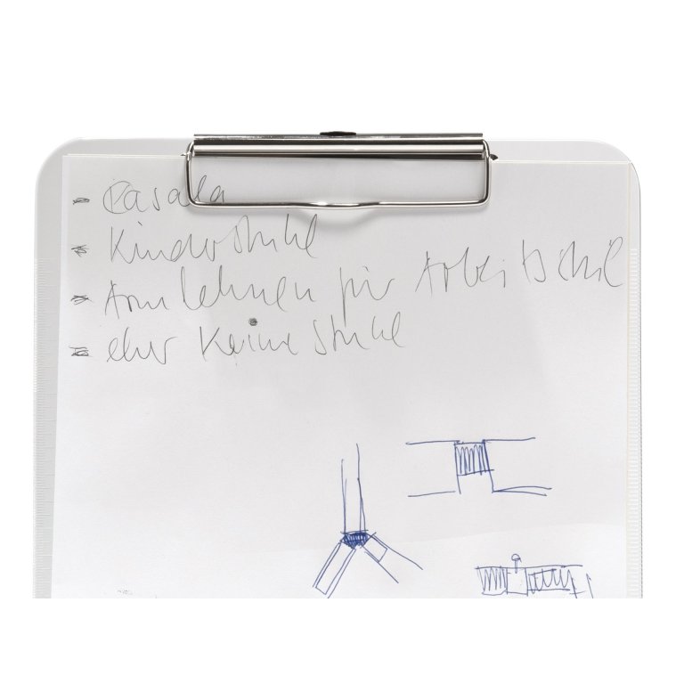 Klemmbrett Acryl, transparent