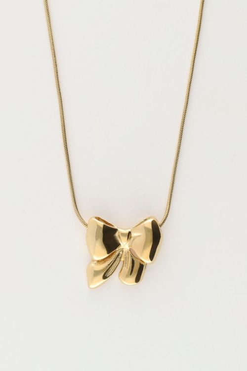 Fijne ketting met strikje