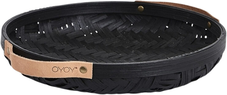 OYOY Living Design Sporta Bread Basket - Round Black