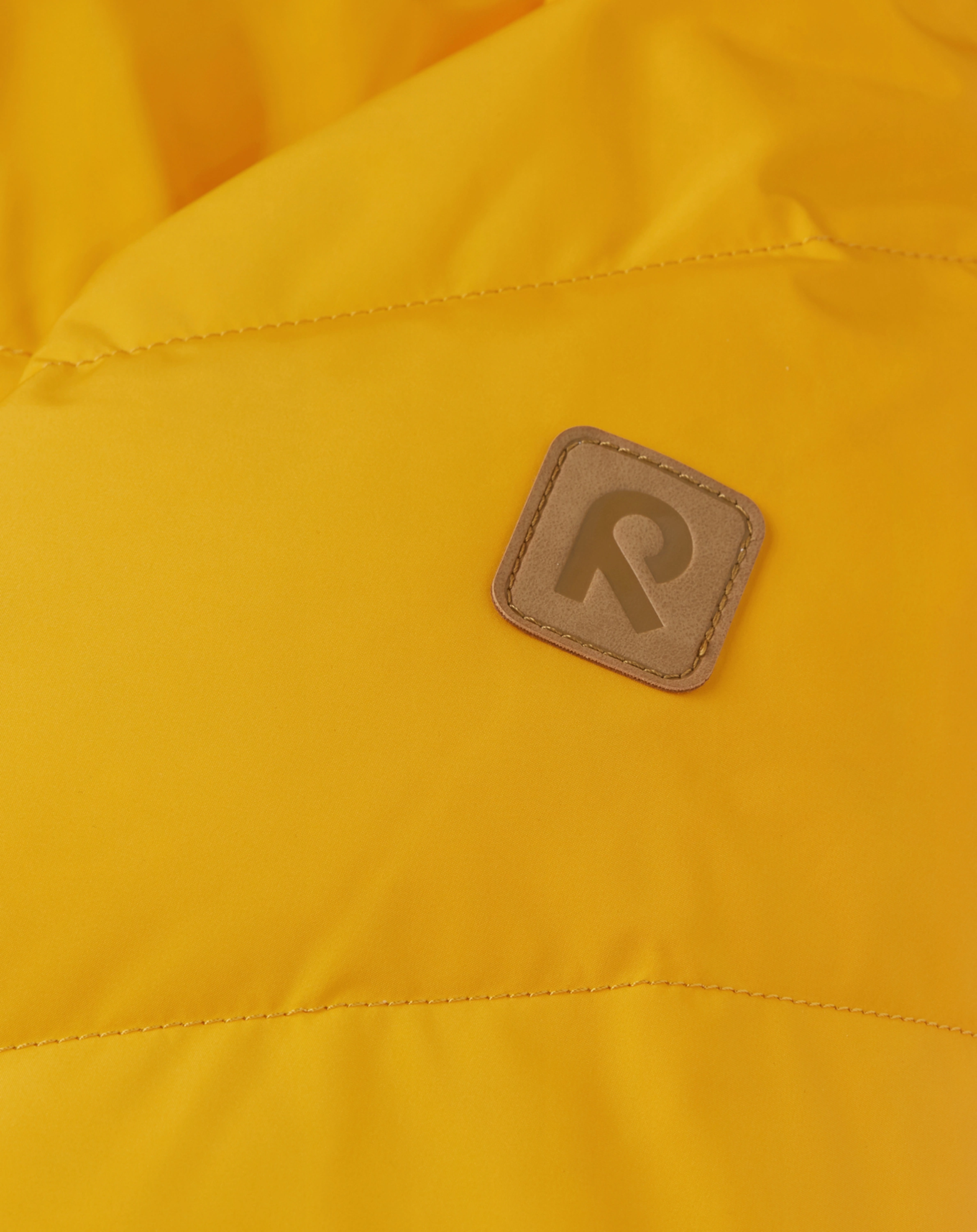 Daunen-Steppjacke POROSEIN mit Kapuze in orange yellow
