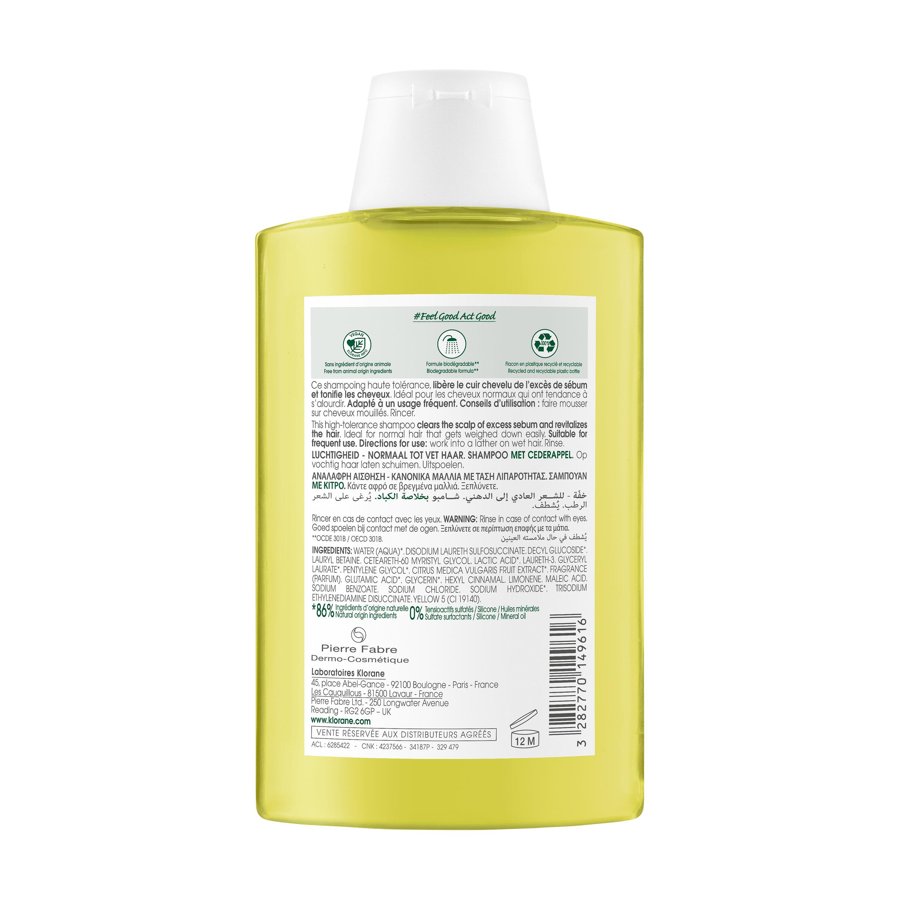 Klorane Zedrat Shampoo Fl 200 ml