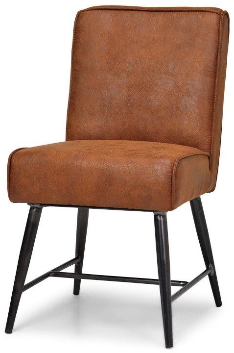 Eetstoel Cognac Belmonte B45 x D62 x H86 cm