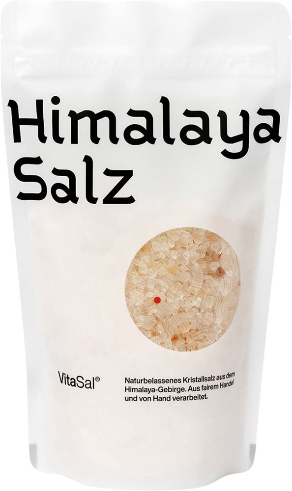 VITASAL Kristallsalz Himalaya<br>1000 g, Beutel, grob PE