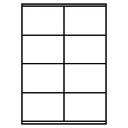 labelmedia Etiketten 25 Blatt DIN A4, 105 x 72 mm, 200 Stück