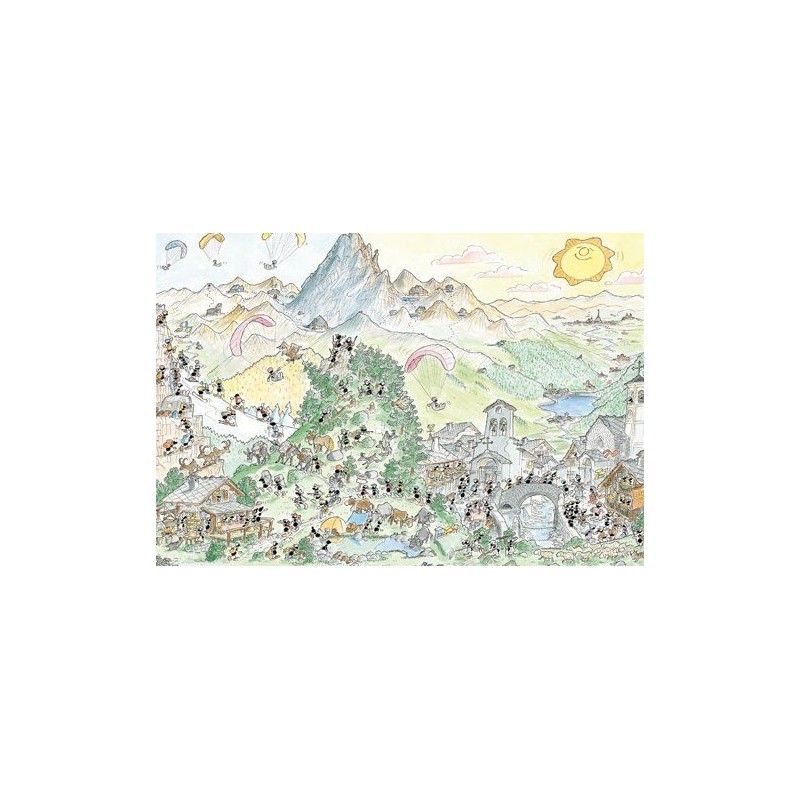 Puzzle 1080 pièces - Montagne