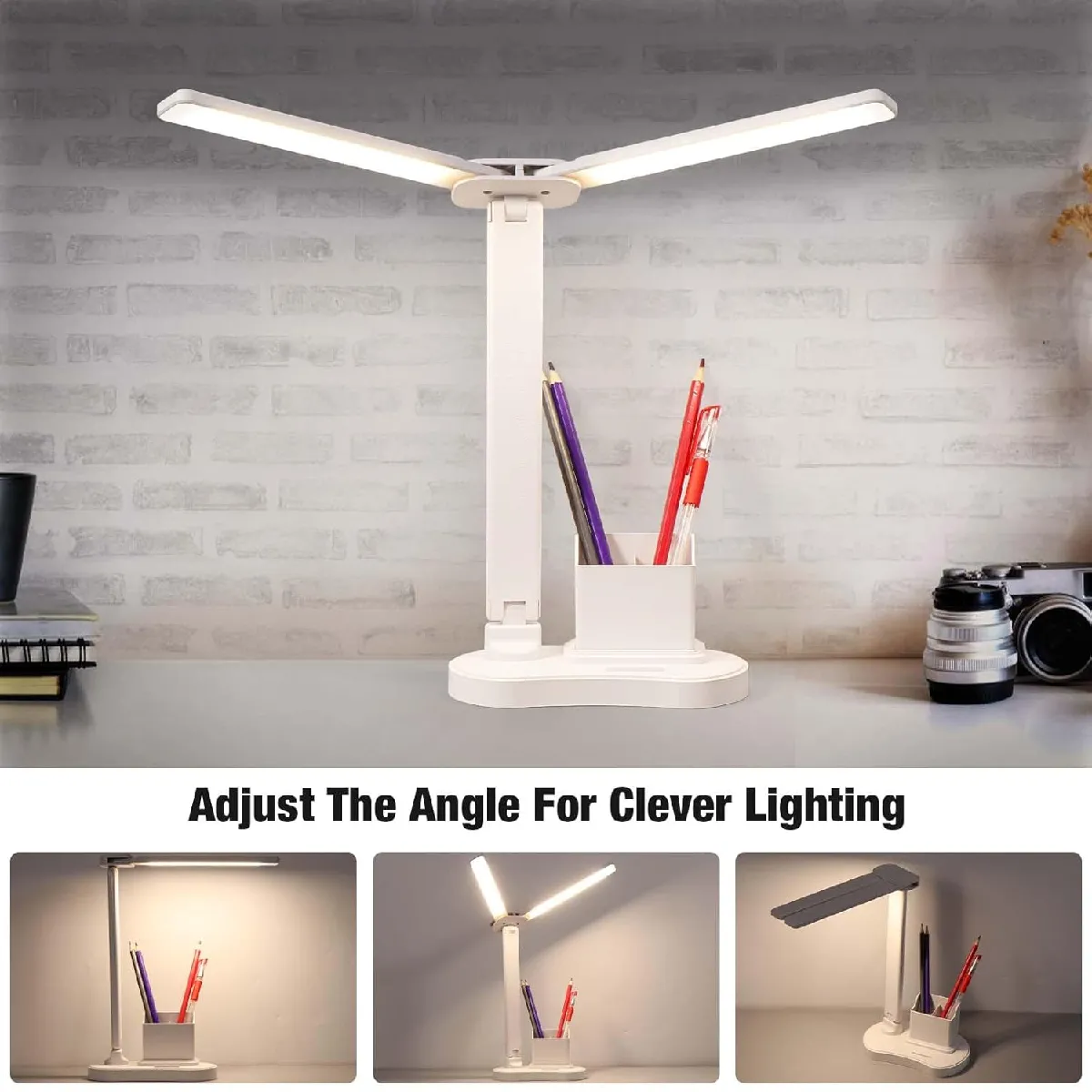 Lampe de Bureau LED Dimmable - Blanc