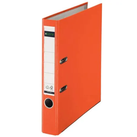Leitz Qualitäts-Ordner 180° Plastik A4, 52mm schmal, orange