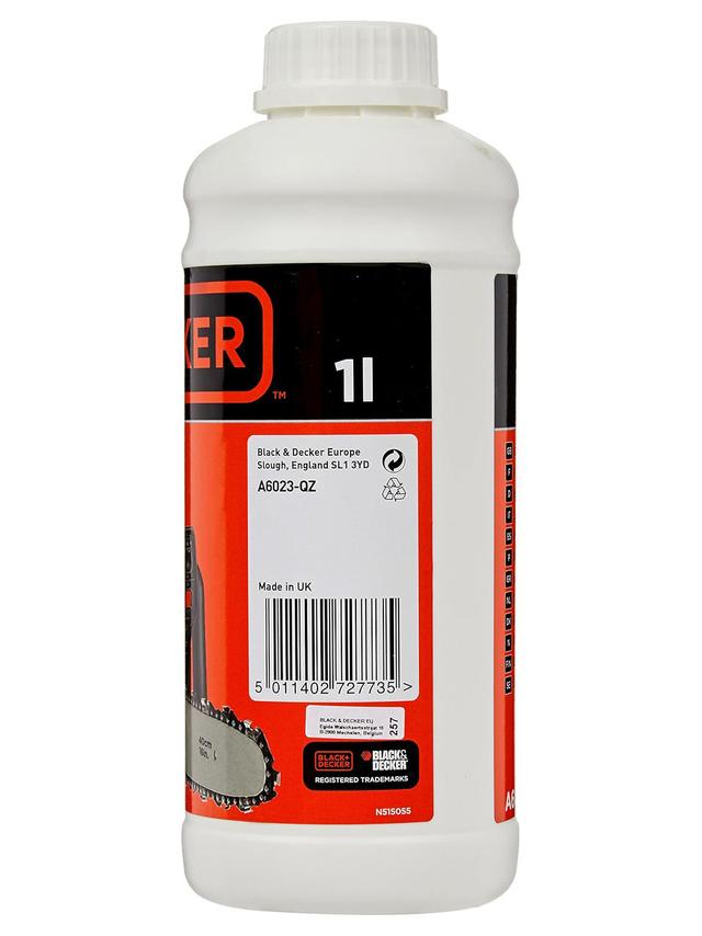 BLACK+DECKER Bio-Kettenöl, mit Einfüllstutzen, 1 l