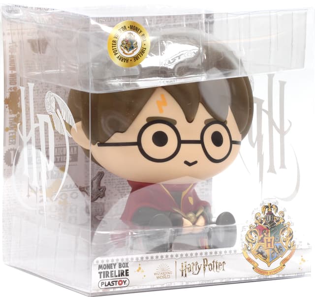 Plastoy Chibi Harry Potter og det gyldne lyn sparegris