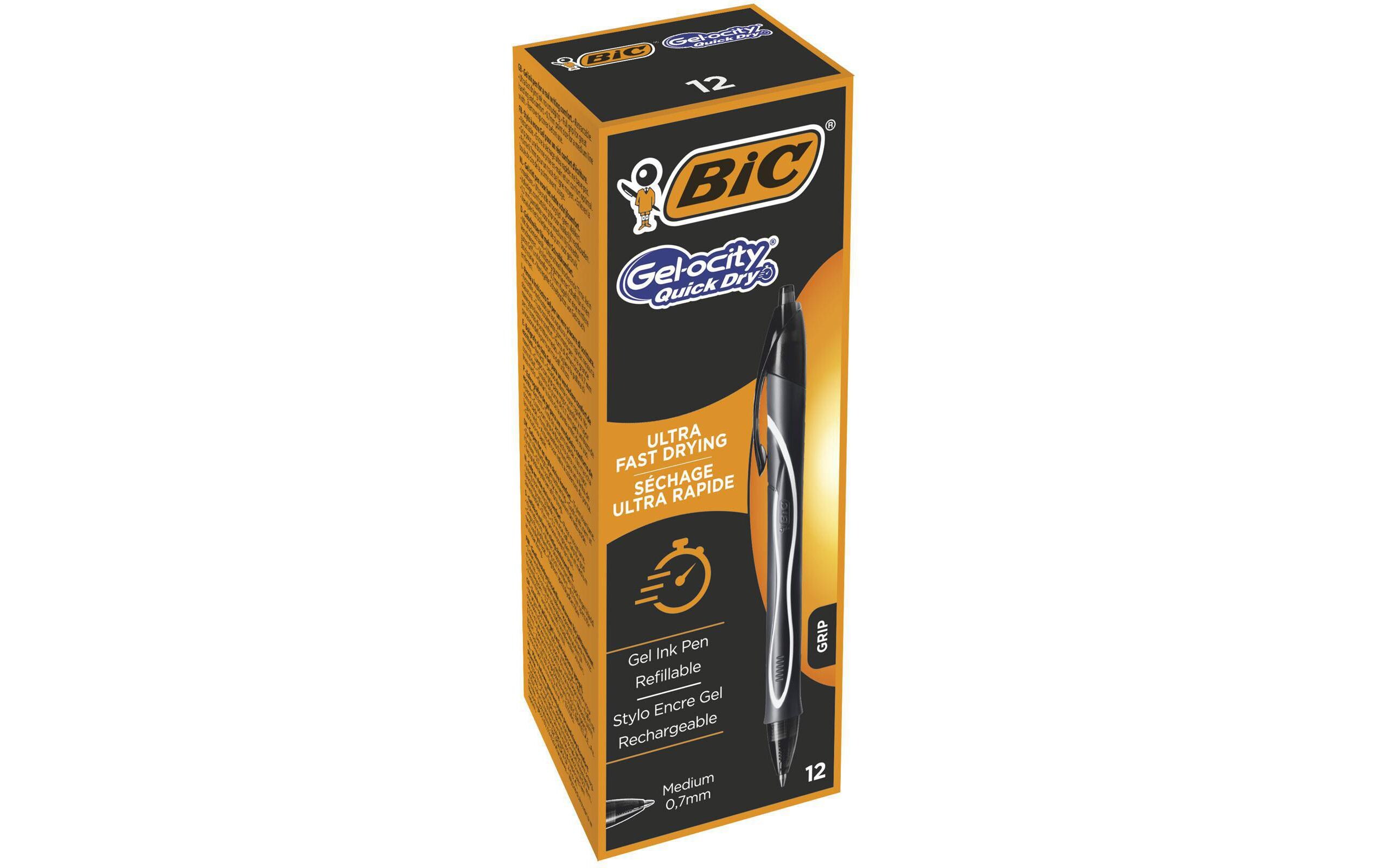 Gelschreiber Gel-ocity Quick Dry 0.7 mm Schwarz, 12 StückGelstifte