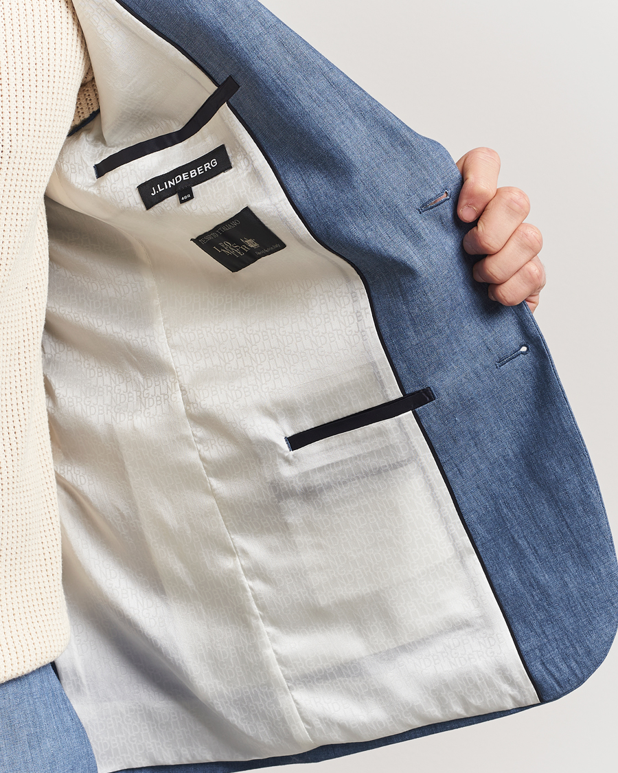 J.Lindeberg Elton Super Linen Blazer Rainwashed