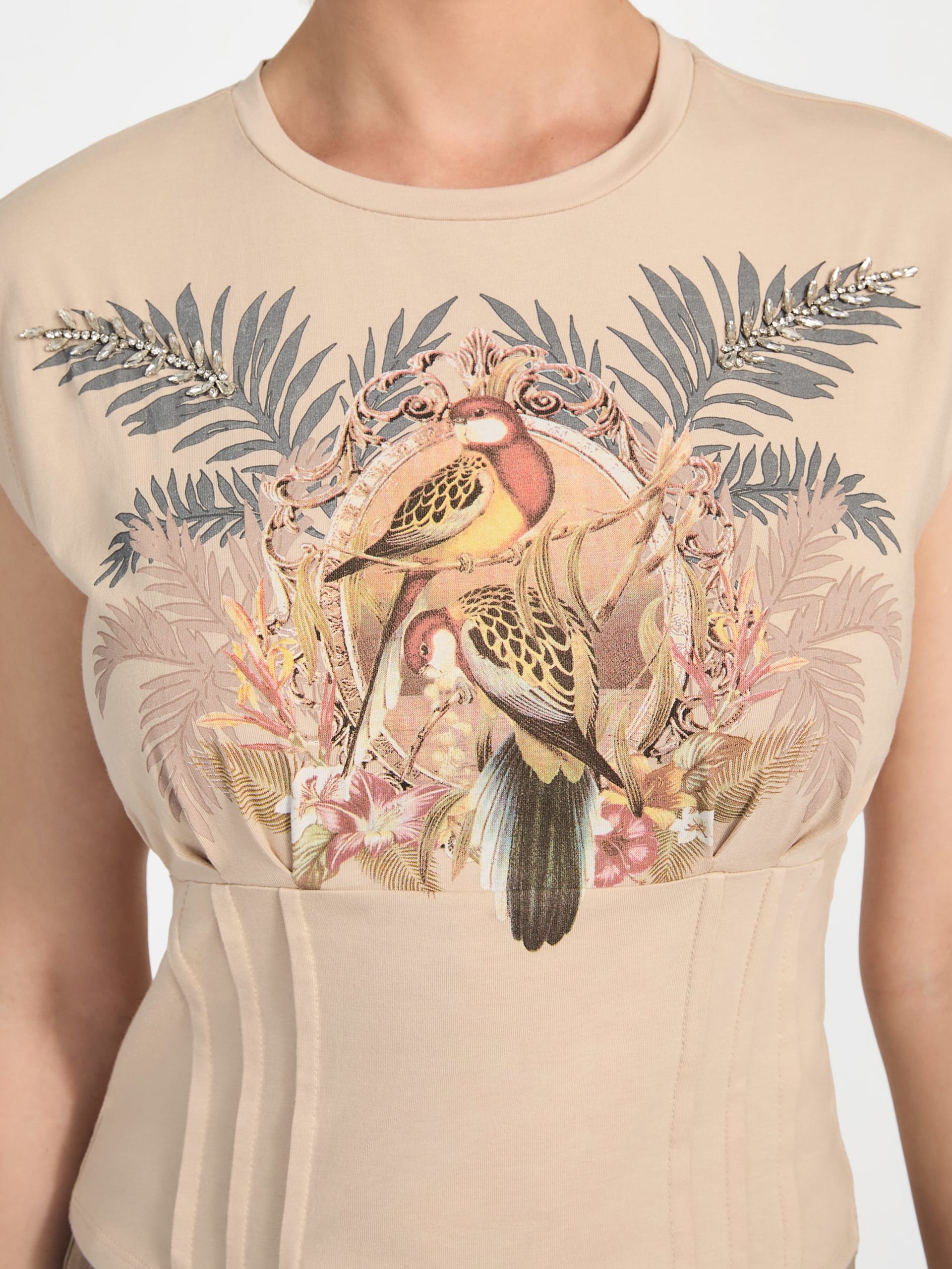 Camiseta Corset Eco Parakeet