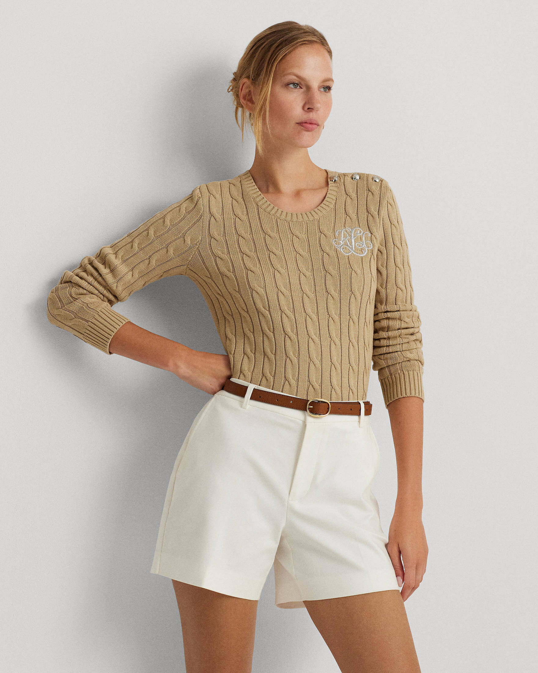 Lauren Ralph Lauren| Damen Pullover aus Baumwolle