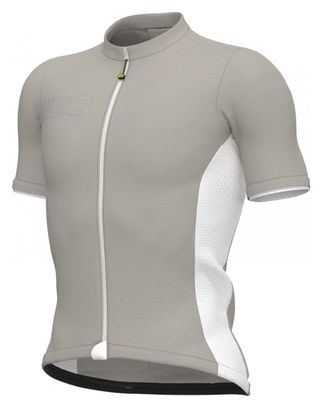 Maillot Manches Courtes Alé Color Block Gris