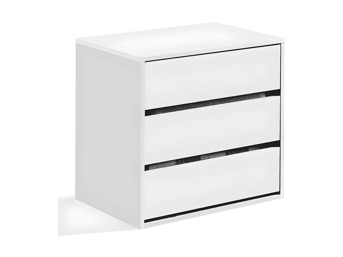 Caisson 3 tiroirs pour intérieur d'armoire - TSIRA - L 60 x l 44 x H 57 cm