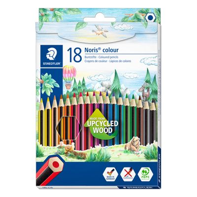 STAEDTLER Noris Color - 18 Crayons de couleur