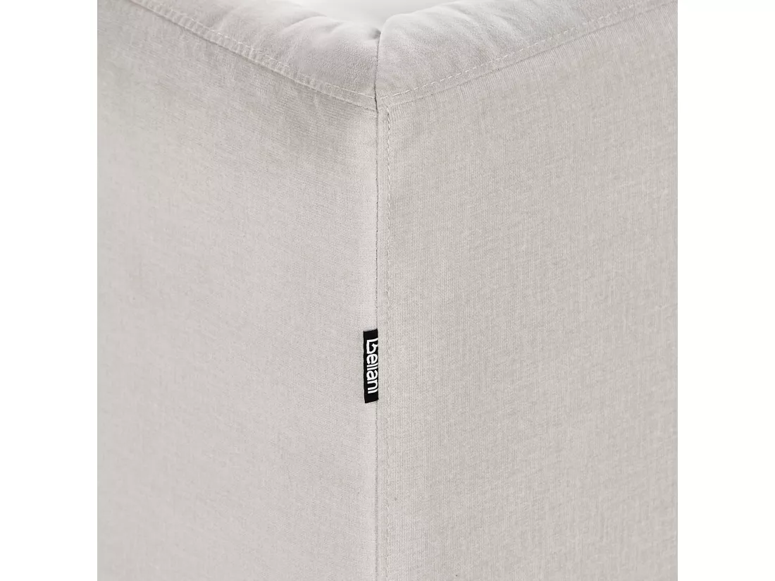 Canapé 3 places en tissu beige clair BYSKE