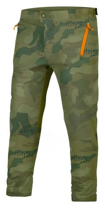 Pantalon Enfant Endura MT500 Burner Camo Vert