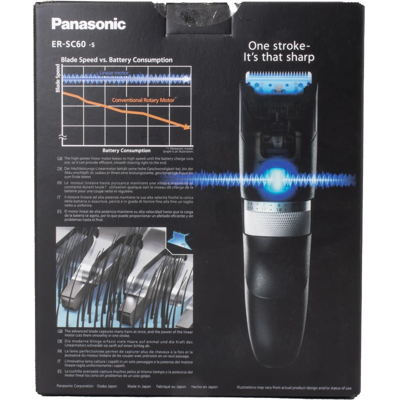 Panasonic Hair Clipper Silver (ER-SC60-S803)