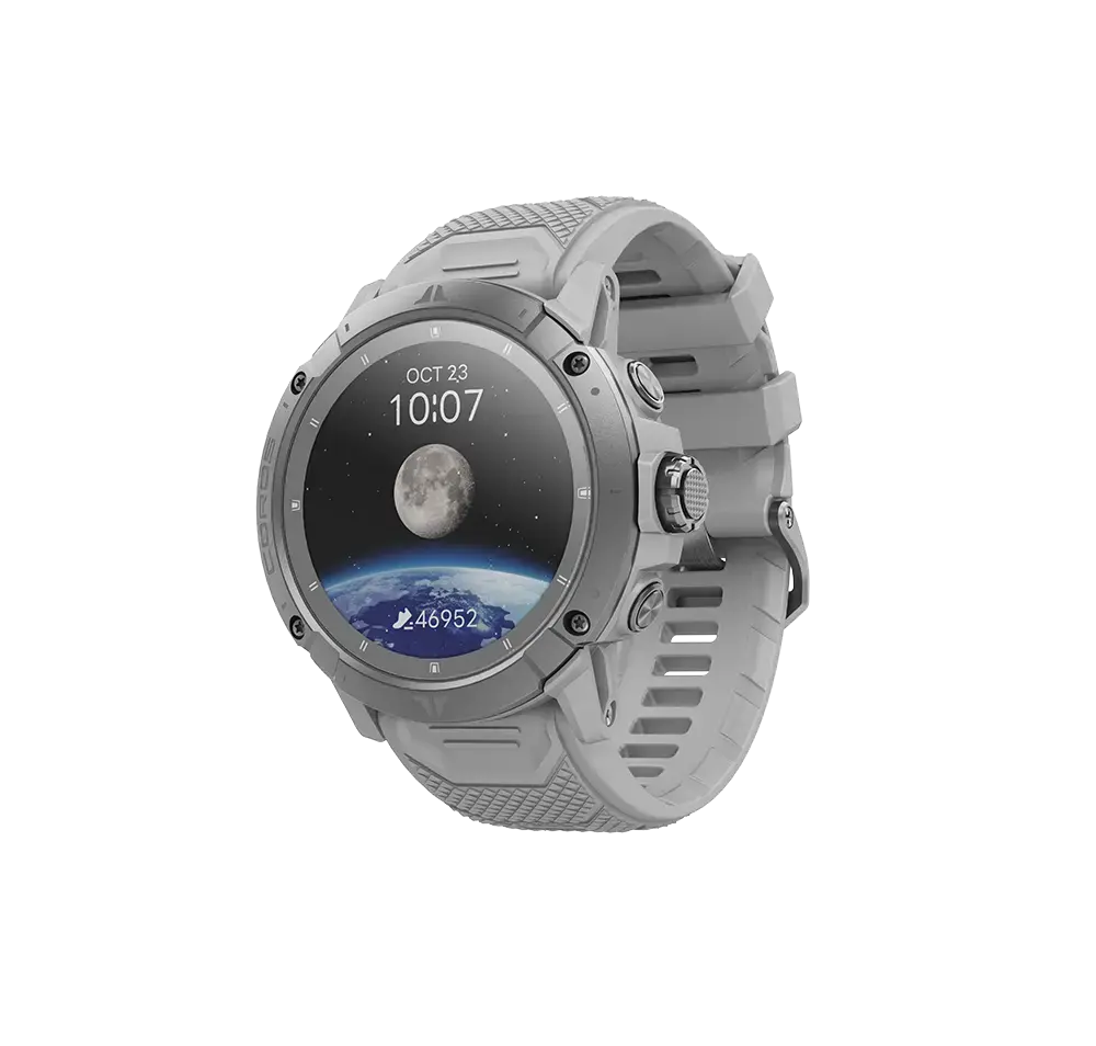 Coros Vertix 2S GPS Sporthorloge Moon Grijs