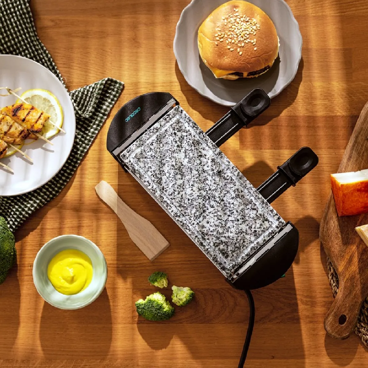 Barbecue Électrique Cecotec 3200 Pocket AllStone Noir