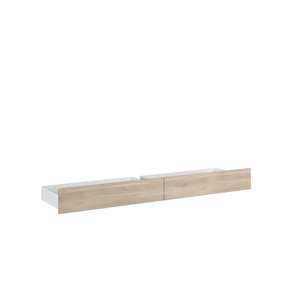 Opberglades Evi - eikenkleur (2 stuks)