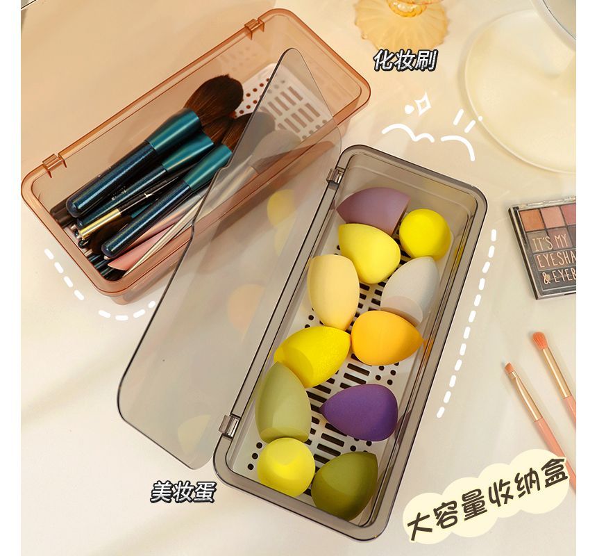 CaDarr - Transparante plastic opbergdoos / set