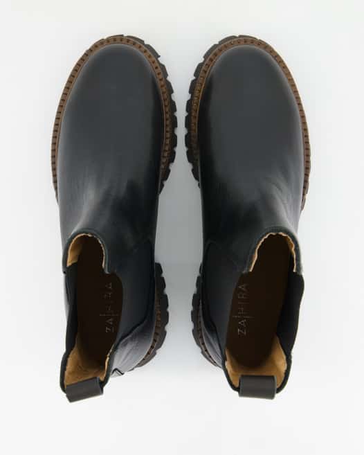 Zahira A8780-01 Chelsea Boots in Schwarz