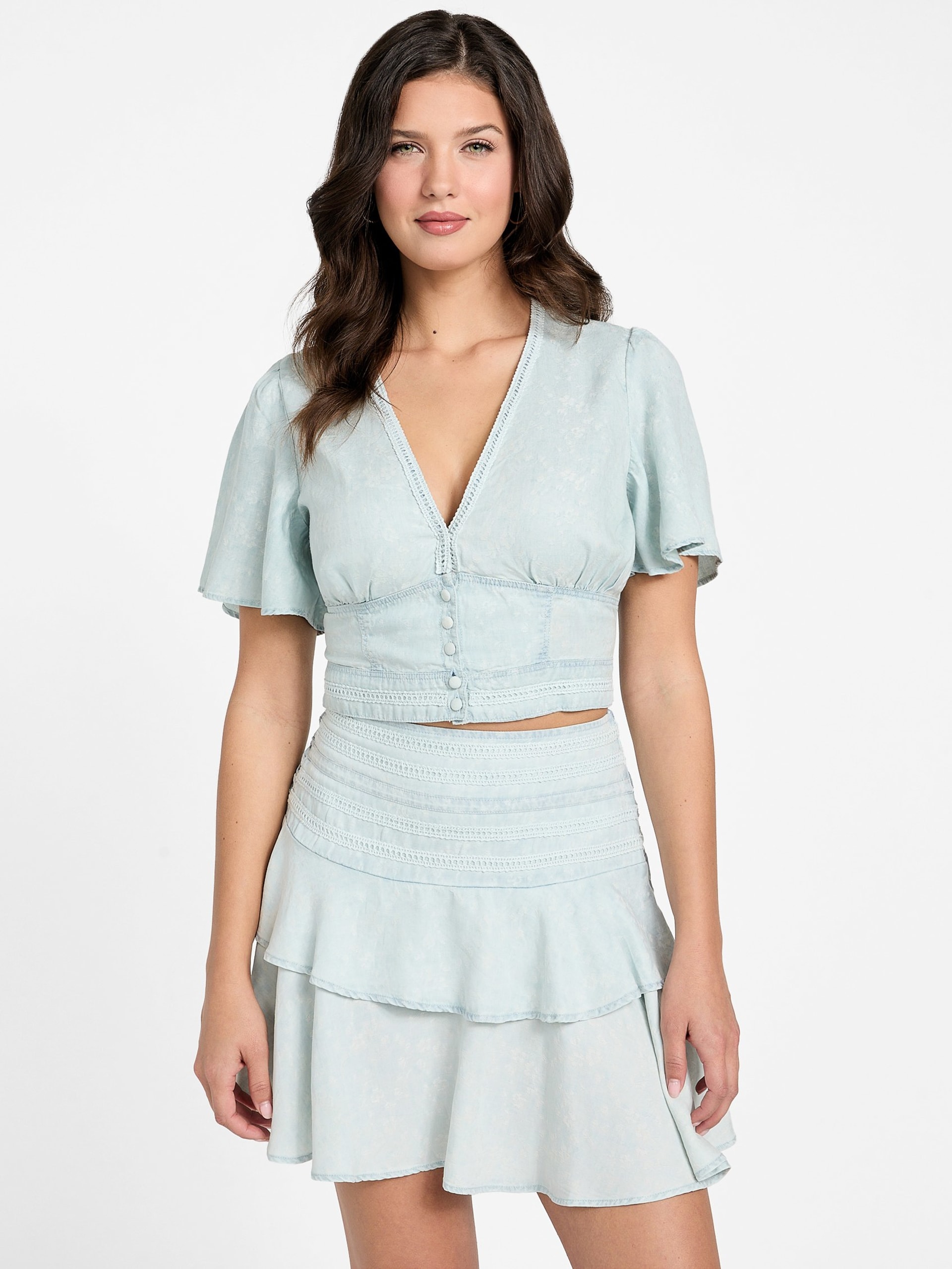 Blusa jeans Luiza