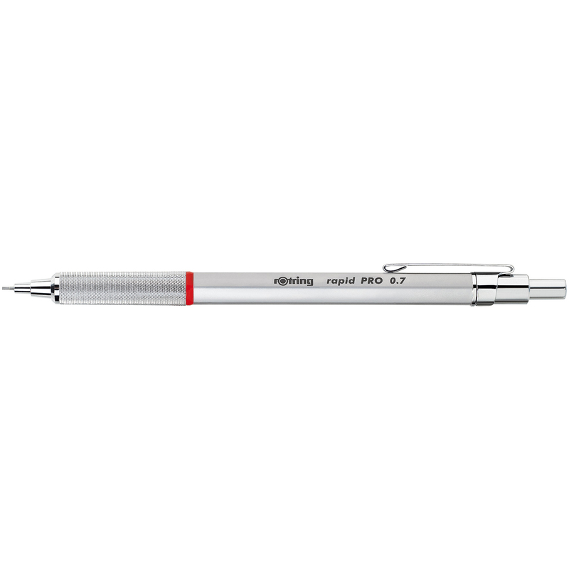 Rotring Druckbleistift Rapid Pro, 0.7 mm, HB, silber