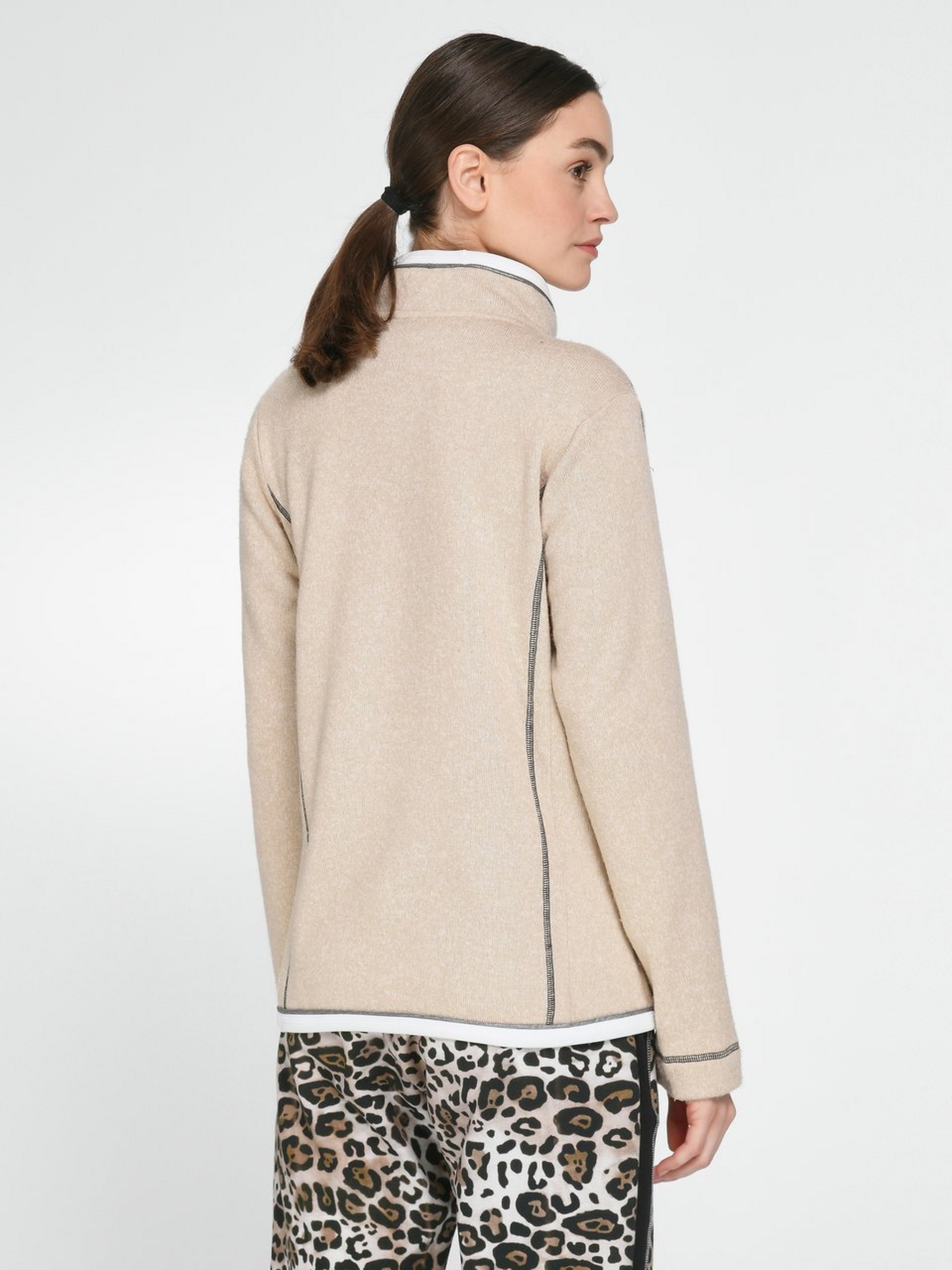 Strickfleece-Jacke