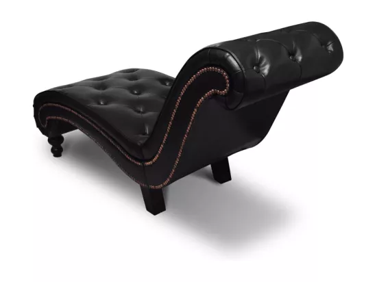 Prolenta Premium - Chaise longue Marron Similicuir