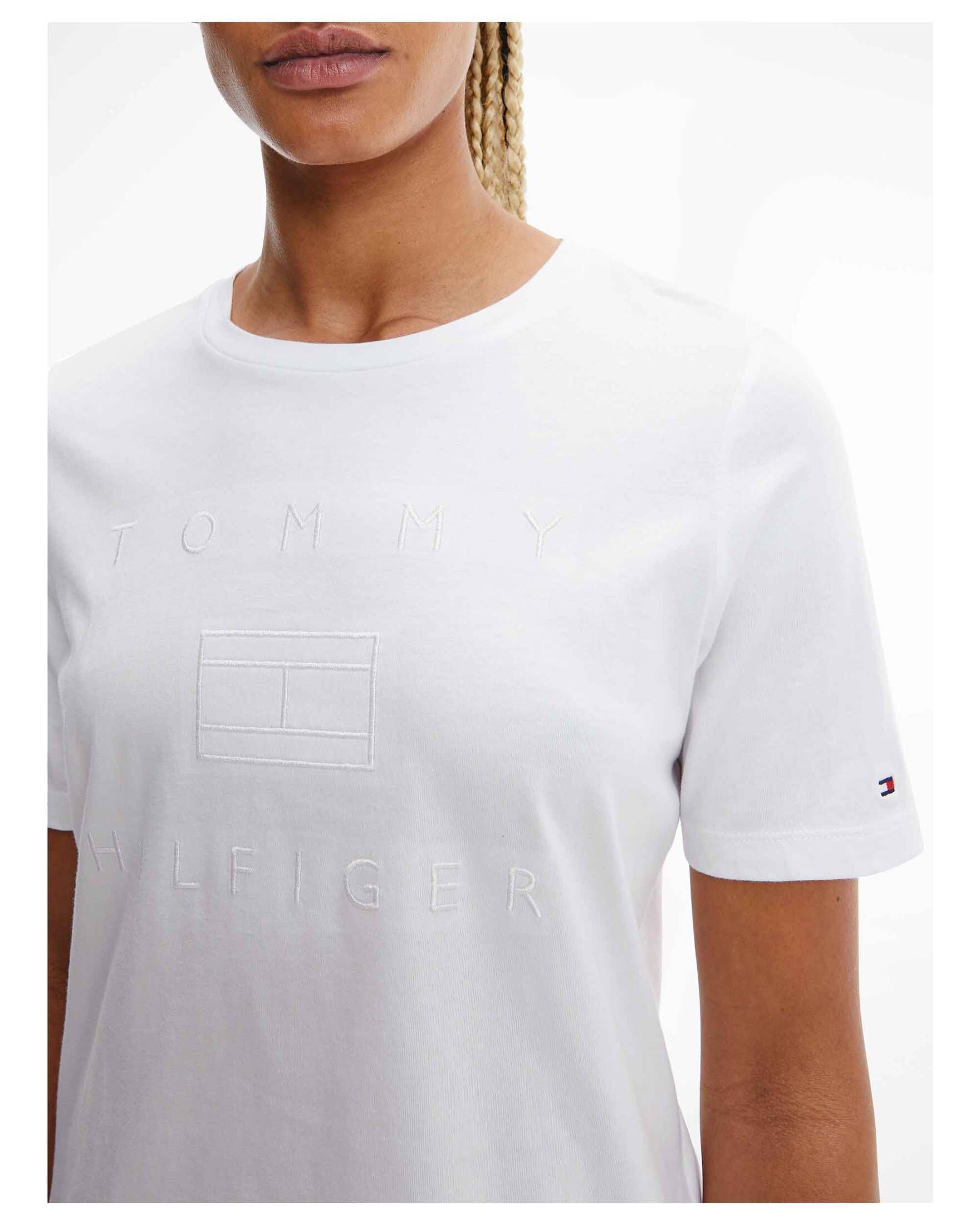 Tommy Hilfiger| Damen T-Shirt REGULA R METALLIC C-NK TEE